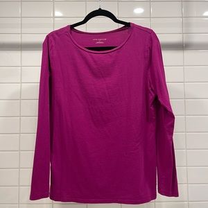 Ann Taylor Long Sleeve T-shirt: Size L